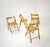 Vintage Vienna Straw and Wood Folding Chairs, Italy, 1970s, Set of 4 For Sale - Image 11 of 18