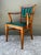 Brown Vintage Channel Tufted Desk Chair For Sale - Image 8 of 12