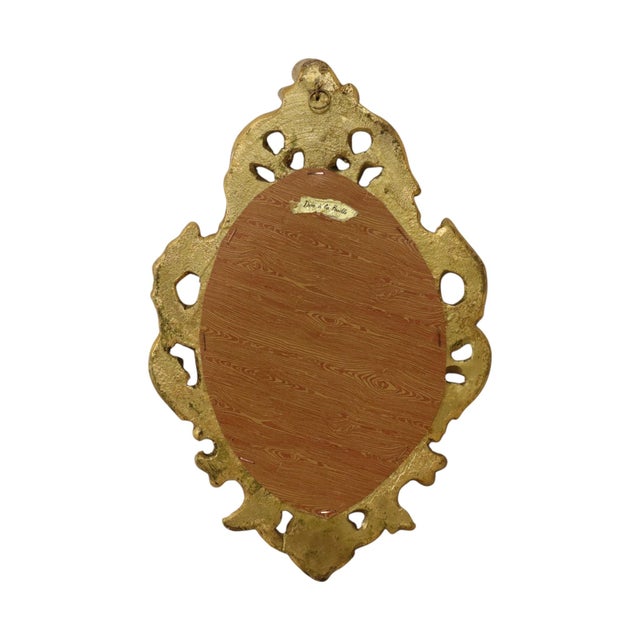 Small French Crested Mirror with Gold Leaf Gilt For Sale - Image 16 of 18