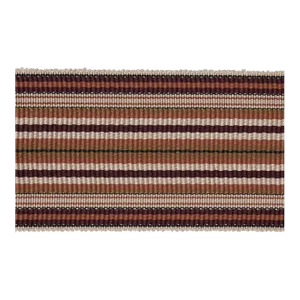 Schumacher X Neisha Crosland Topaki Stripe Tape in Aubergine