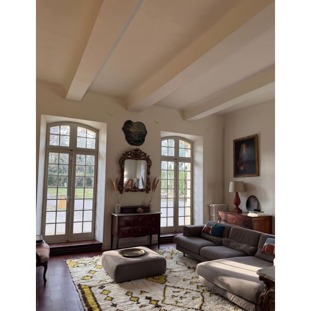 Contemporary Handknotted Berber Wool Rug - 9.8 X 7.9 Ft For Sale - Image 3 of 6