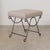 Panoplie Iron Loop Stool, Brown Stripe For Sale In Los Angeles - Image 6 of 10