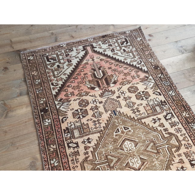 Tribal Early 20th Century Mahajeran Rug-3′1″ × 6′4″ For Sale - Image 3 of 7