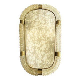 Venetian Rostrato Murano Glass Wall Mirror by Simoeng For Sale
