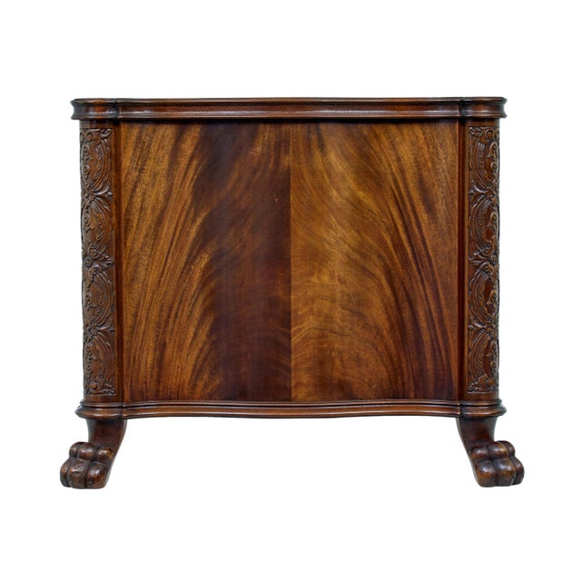 Mid 20th century carved mahogany Swedish desk circa 1947. We are pleased to offer this superb quality desk, which is...