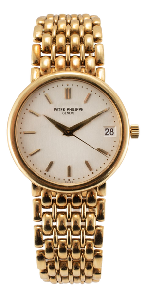 Vintage Patek Philippe Calatrava 34mm 3998/1j 18k Yellow Gold Automatic Watch
