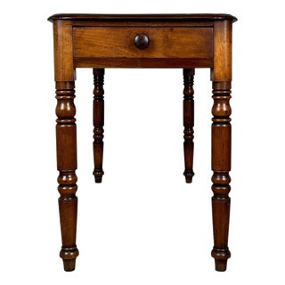 Antique English Mahogany Side Table, 1800s For Sale