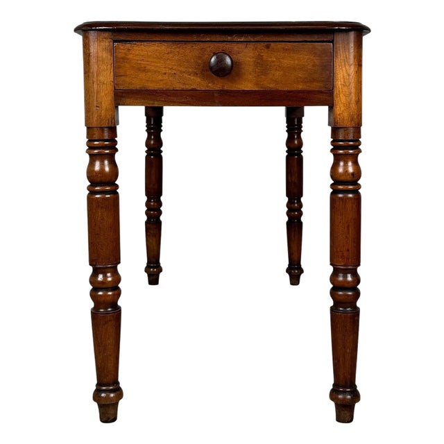 Antique English Mahogany Side Table, 1800s For Sale