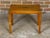 Early 20th Century English Campaign Yew Wood 1920s Side Table with Brass Accents and Straight Legs For Sale - Image 5 of 12