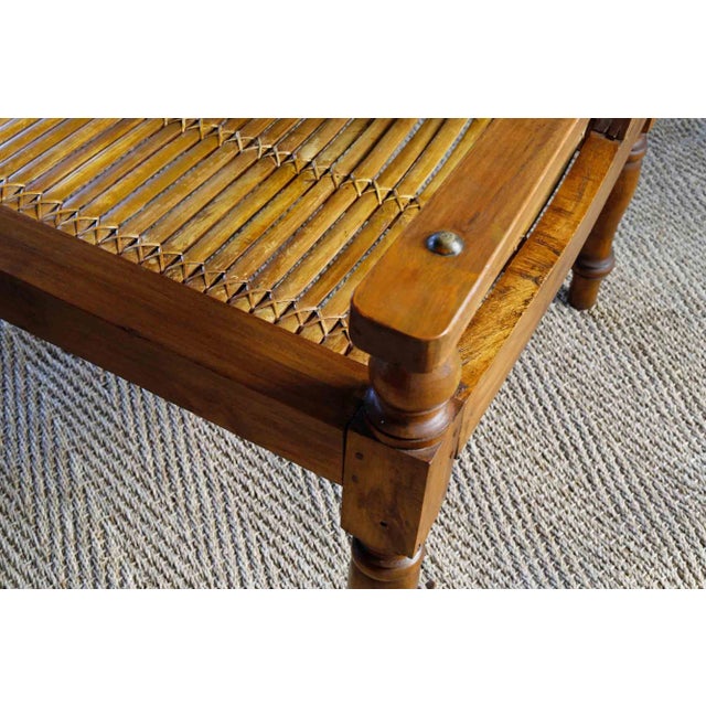 Mid 20th Century Split Bamboo Armchairs - British Colonial Style - A Pair For Sale - Image 5 of 11