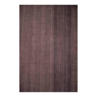 Giant Vintage Brown Turkish Tente Kilim Rug For Sale