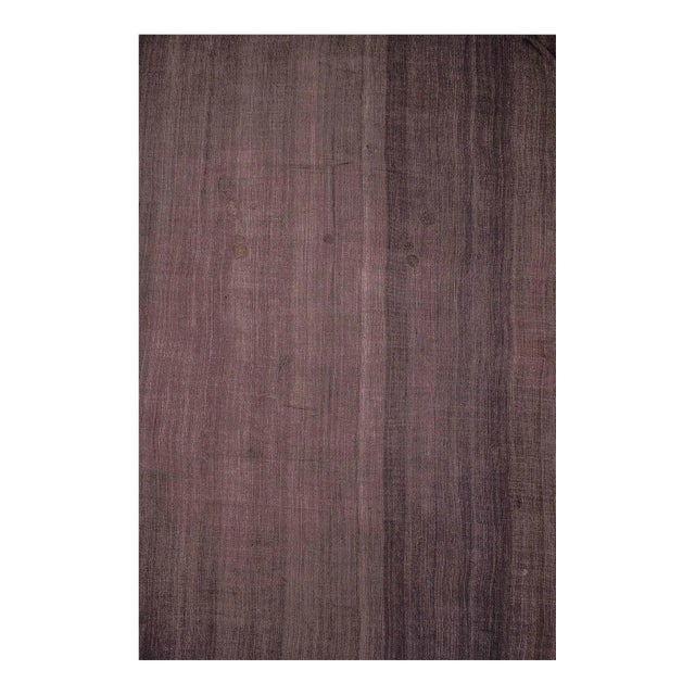 Giant Vintage Brown Turkish Tente Kilim Rug For Sale