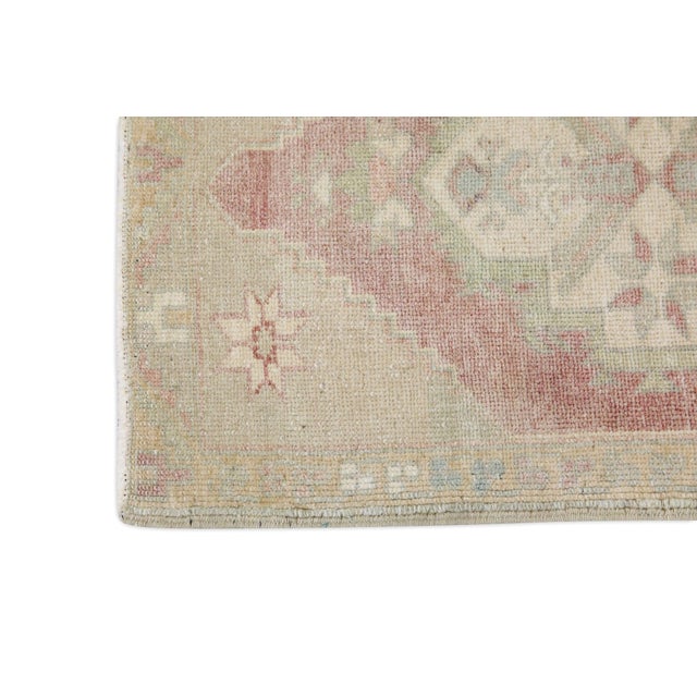 Turkish Oriental Hand Knotted Rug Turkish Mini Rug 1'10" x 2'11" For Sale - Image 3 of 5