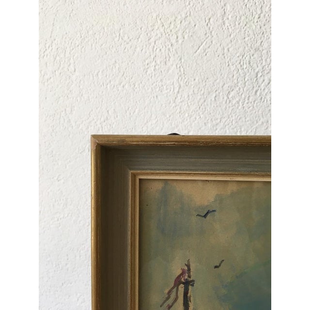 Bruno Martini, Gondoliers à Venise, Watercolor on Paper, Framed For Sale - Image 5 of 8