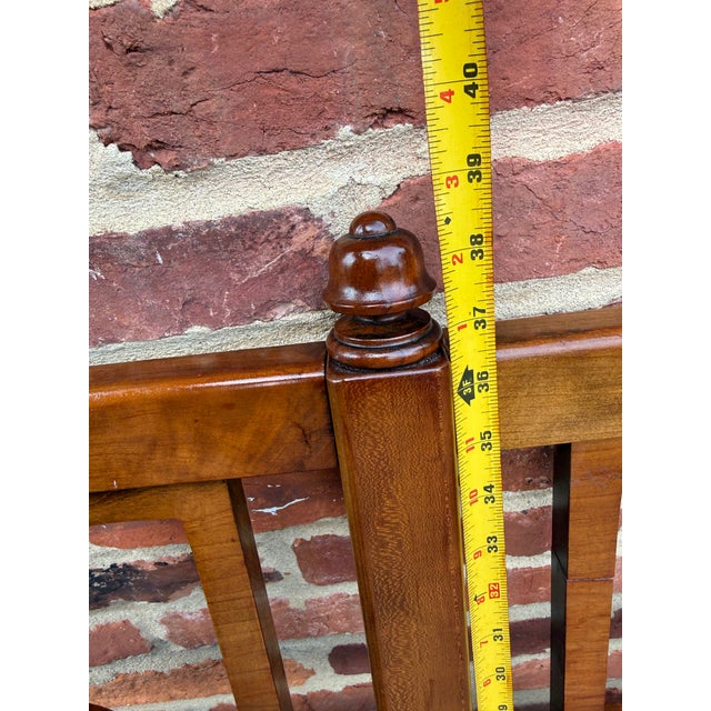 Mid 20th Century Kindel Neoclassical Style Walnut King-Size Headboard For Sale - Image 9 of 14