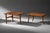 T.H. Robsjohn-Gibbings, Saridis of Athens, Rare 'Trapeza' End or Side Tables, Walnut, Greece, 1960s A rare and important...