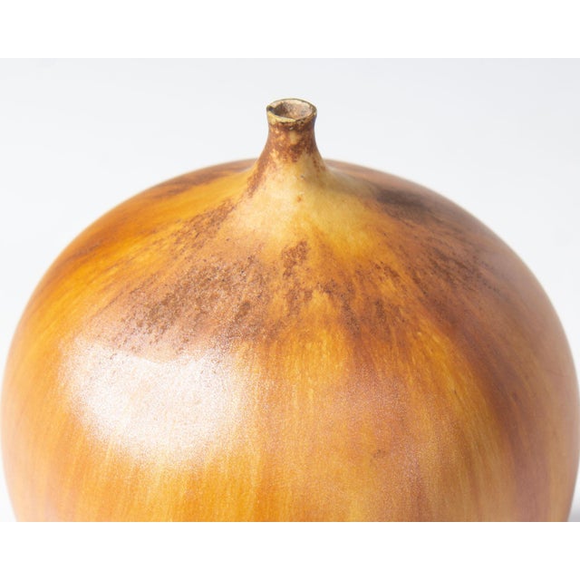 Ceramic Rose Cabat Studio Pottery Feelie Vase For Sale - Image 7 of 9