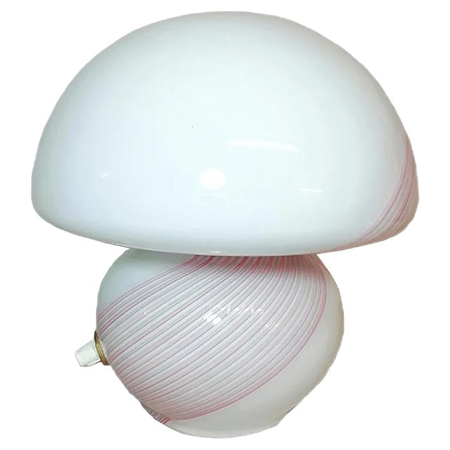 Vintage Murano Glass Table Lamp For Sale