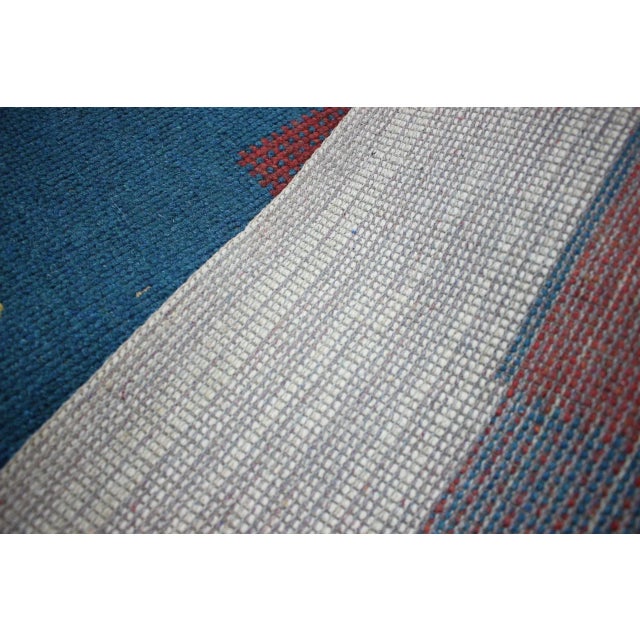 Bauhaus Style Geometric Rug, 1940s For Sale - Image 4 of 5