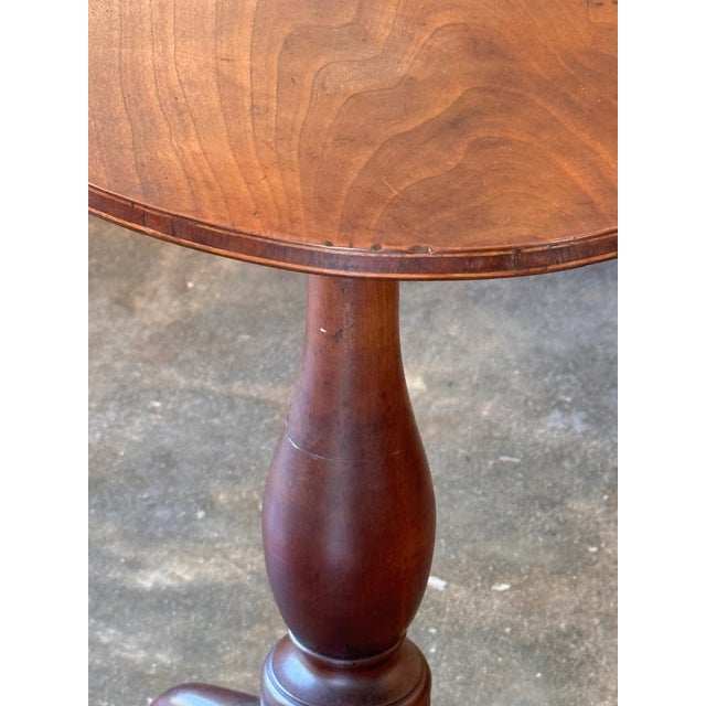 19th Century Oval Tilt-Top Pedestal Table For Sale - Image 4 of 12