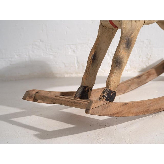 1920s Antique French Rocking Horse, 1920 For Sale - Image 5 of 15