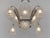 Metal French Art Deco Chandelier by Jean Gauthier 1930 France For Sale - Image 7 of 11
