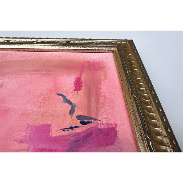 Abstract Painting Pink #1 by California Artist For Sale In Sacramento - Image 6 of 11