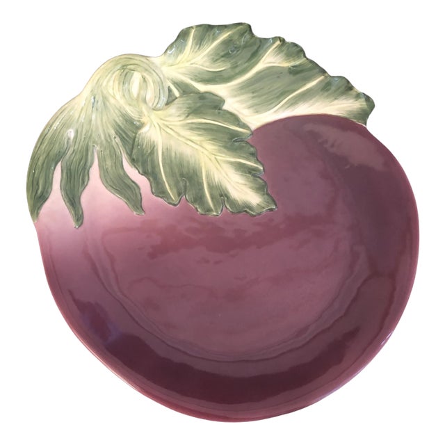 Fitz and Floyd Le Marché Eggplant Appetizer Dish For Sale