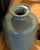Vintage Large Mottled Moss & Chestnut Speckled Glazed Bottle Vase (14") For Sale - Image 14 of 18