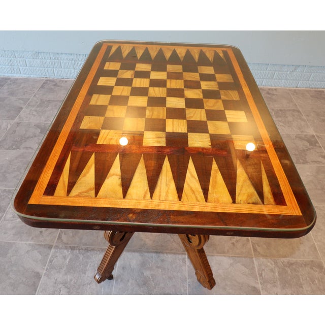 Brown French Neo-Renaissance Gaming Table, Circa 1875–1895 For Sale - Image 8 of 18