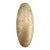 Reclaimed Plain Oval 1.75 In. Brass Keyhole Cover For Sale