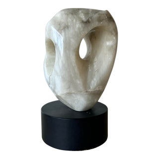 1950s Abstract Marble Stone Sculpture For Sale