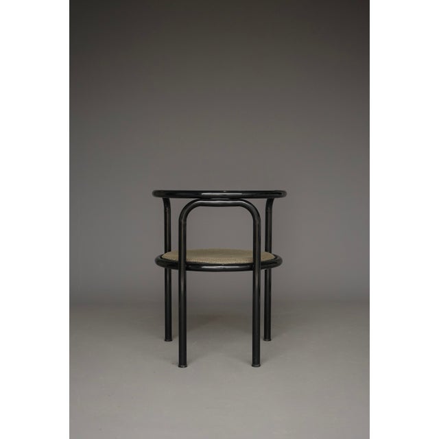 Vintage Black Locus Solus Chairs by Gae Aulenti for Poltronova, 1960s, Set of 4 For Sale - Image 11 of 17
