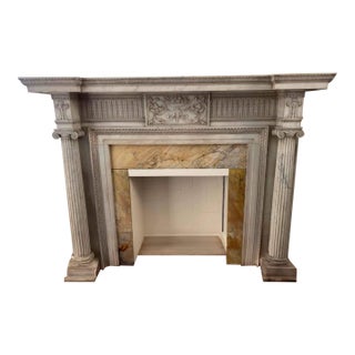 Exceptional 19th-Century Marble Fireplace Mantel From Paul Allen's Nyc Penthouse | 4 E 66th Street Provenance For Sale