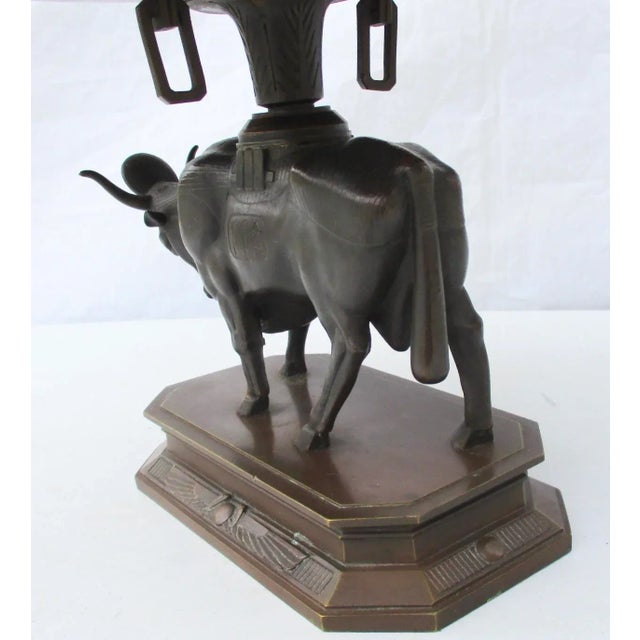 Mid 19th Century Egyptian Revival Bronze Tazza For Sale - Image 5 of 13