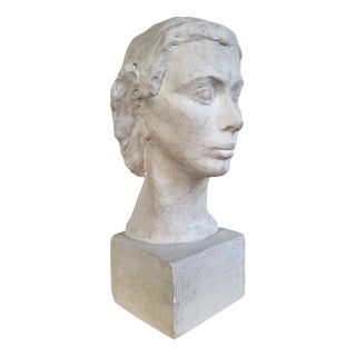 Plaster Bust, 1980s For Sale