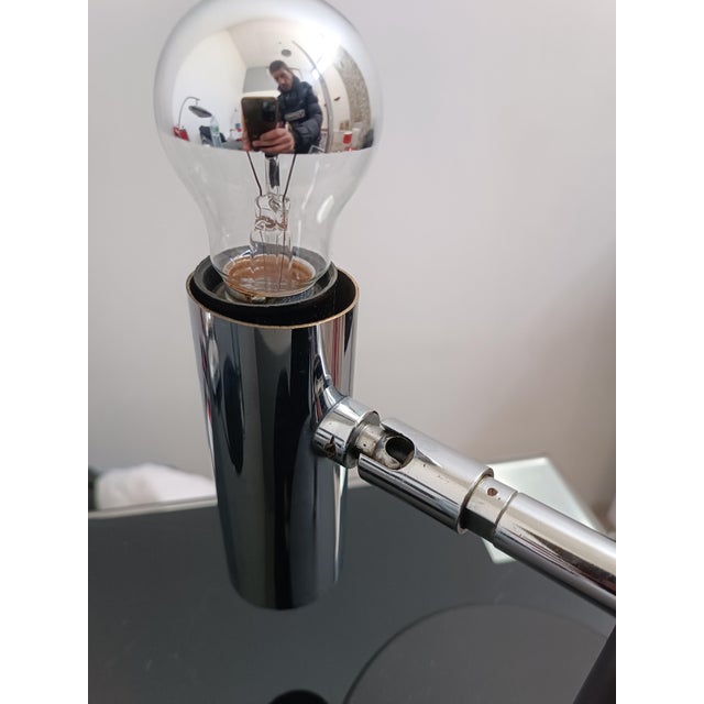 Silver Table Lamp attributed to Staff Leuchten, 1970s For Sale - Image 8 of 14