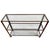 Metal Industrial Mesco Wire Glass & Iron Shelf / Console Table For Sale - Image 7 of 11
