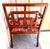 1970s Chinese Chippendale Ming Mahogany Upholstered Fretwork Wood Armchairs, a Pair For Sale - Image 4 of 11