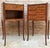 Wood Pair of French Louis XV Style Marquetry Bedside Tables, 20th Century For Sale - Image 7 of 13