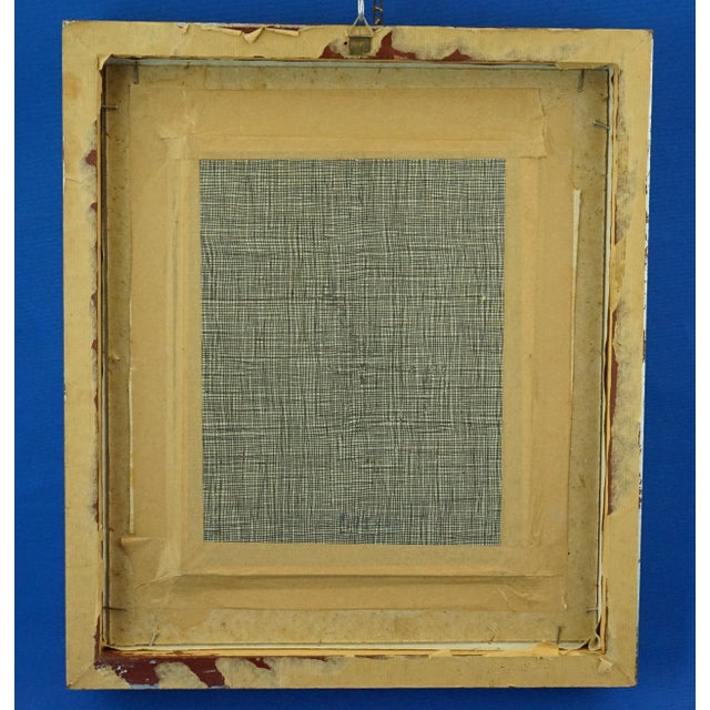 Mario Domenicale, Still Life with Vase of Flowers, 20th Century, Oil on Canvas For Sale - Image 10 of 12