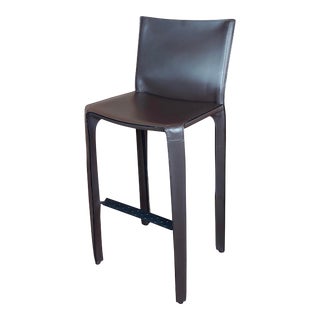 1980s Vintage Cassina Cab 410 Mario Bellini Barstool For Sale
