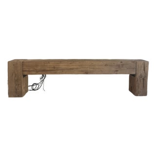 Arhaus Reclaimed Teak Wood Console Table For Sale
