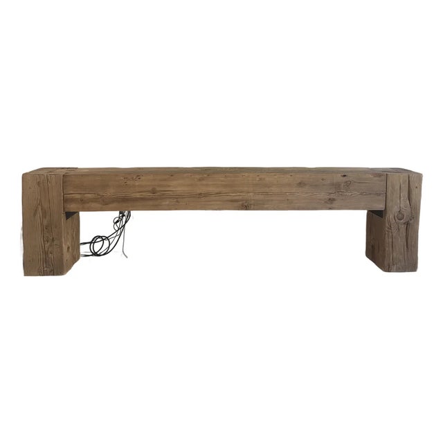 Arhaus Reclaimed Teak Wood Console Table For Sale