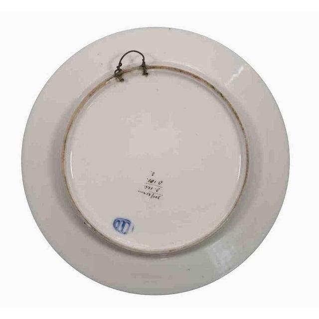 Decorated Plates, Early 20th Century, Set of 2 For Sale - Image 6 of 7
