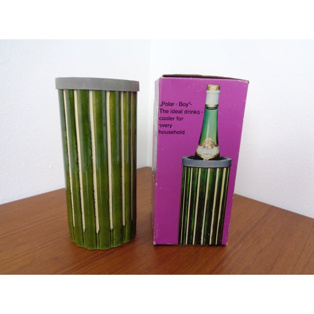 Ceramic Sektkühler from Bay Keramik in the original box. This piece has an attribution mark, I am sure that it is...