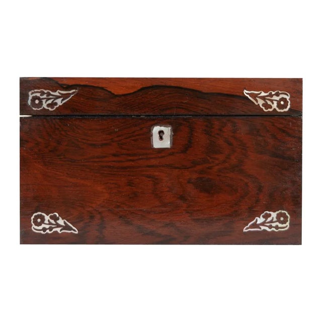 English 19th Century Rosewood Inlay Box For Sale In Baton Rouge - Image 6 of 6