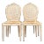 Late 20th Century Vintage Boho Carved Faux Bois Dining Chairs - Set of 4 For Sale
