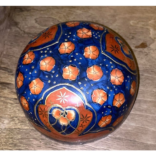 Ceramic 1950s Chinese Vintage Ginger Jar / Vase / Urn, 12” Tall For Sale - Image 7 of 12