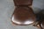 Theodore Alexander Pair of Theodore Alexander Leather Upholstered Cherry Side Chairs For Sale - Image 4 of 15